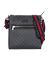 Messenger, &pound;550, Handbags, Black, Canvas, Front view